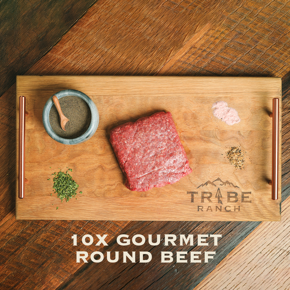 10 lbs of Gourmet Ground Beef Package